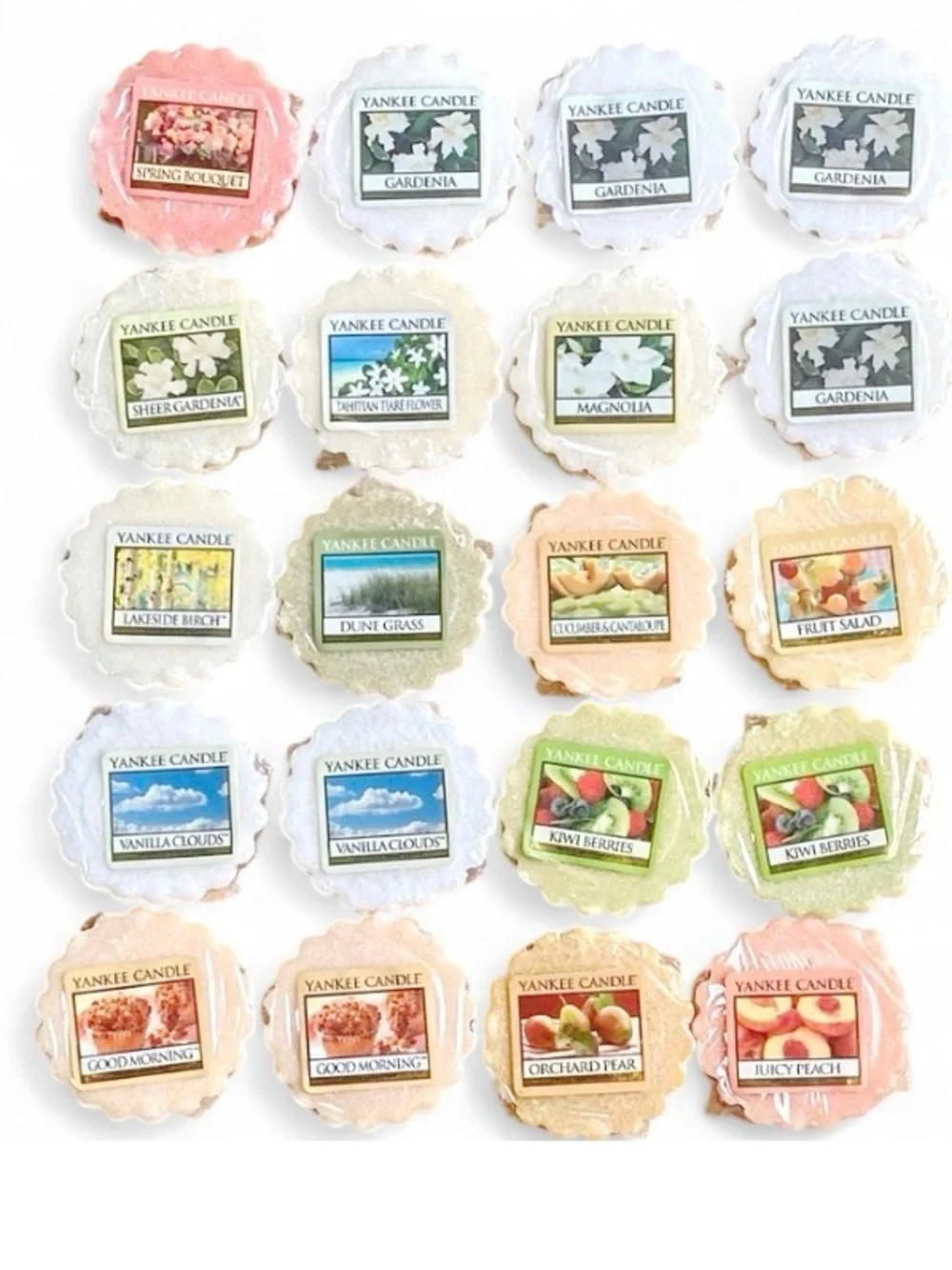 Yankee Candle Wax Melt Bundle 20 Pc Retired Spring Summer Scent Set